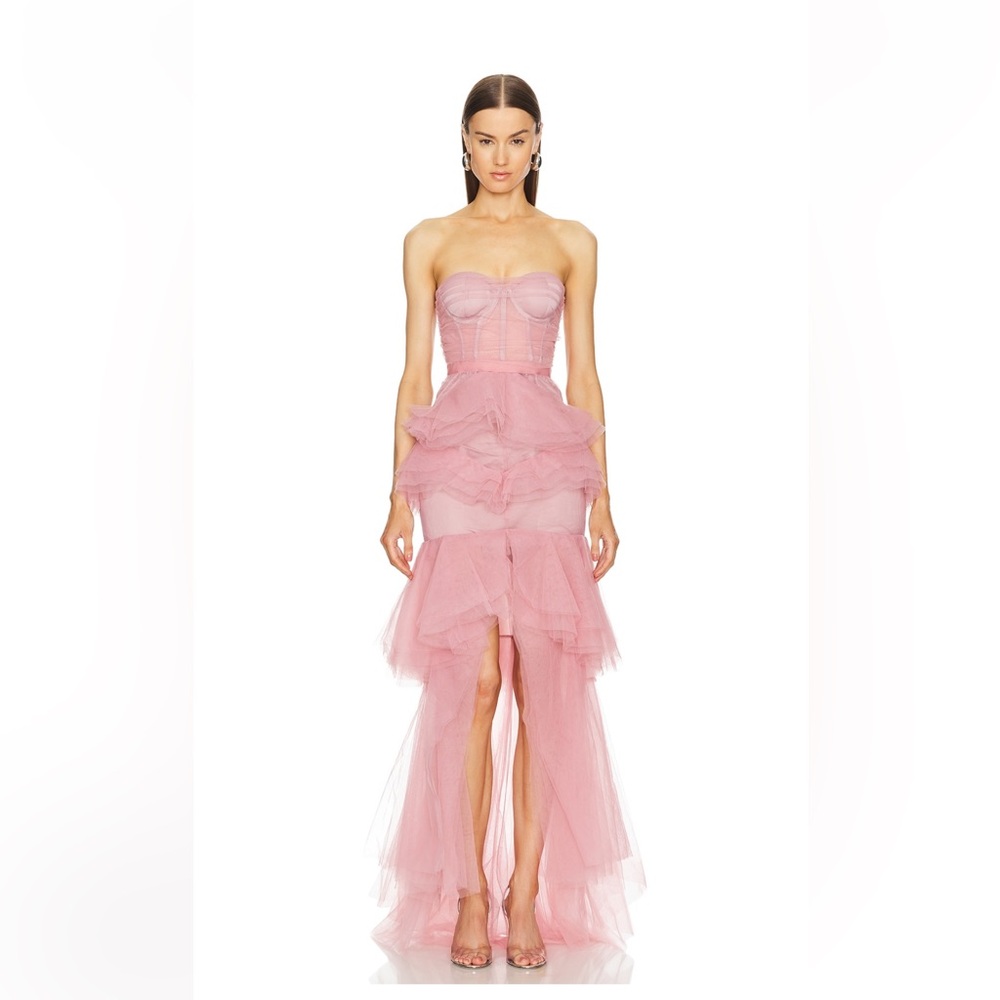 Michael Costello × REVOLVE Alai Gown in Mauve